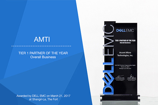 AMTI is Dell EMC's Tier 1 Partner of the Year FY17