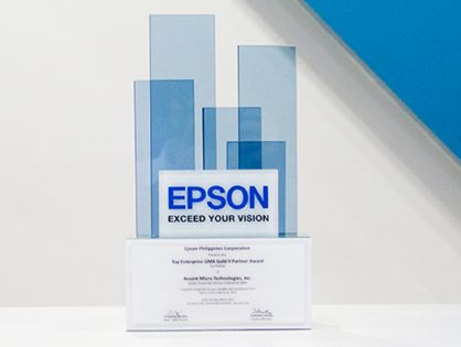 Epson Awards AMTI as Top Enterprise GMA Gold II Partner