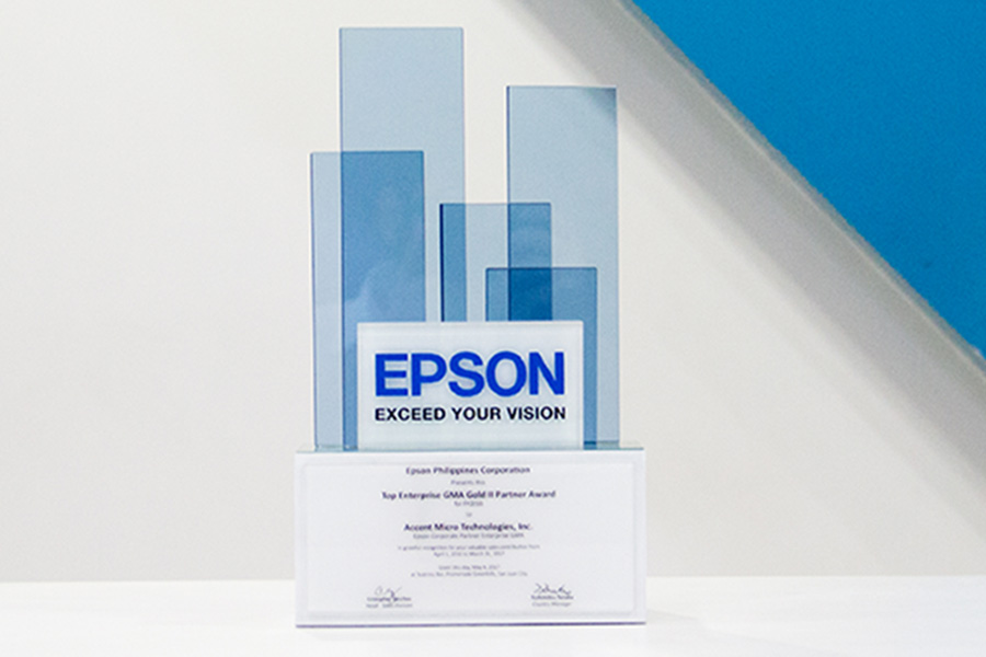 Epson Awards AMTI as Top Enterprise GMA Gold II Partner