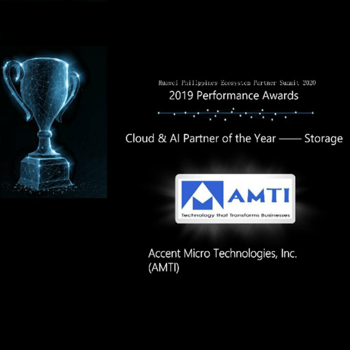 AMTI Won Two Awards during Huawei Philippines Ecosystem Partners Summit 2020