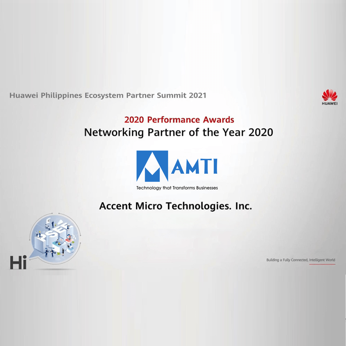 AMTI received two notable awards from Huawei