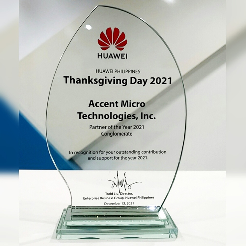 AMTI received the Huawei Partner of the Year for Conglomerate