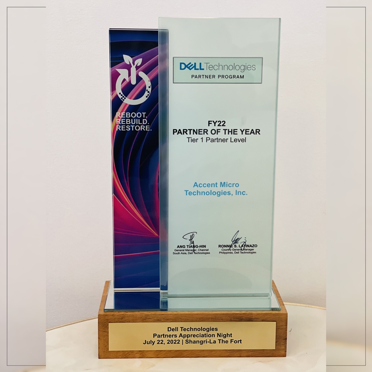 AMTI earned six awards at the Dell Technologies Philippine Partners Appreciation Night 2022