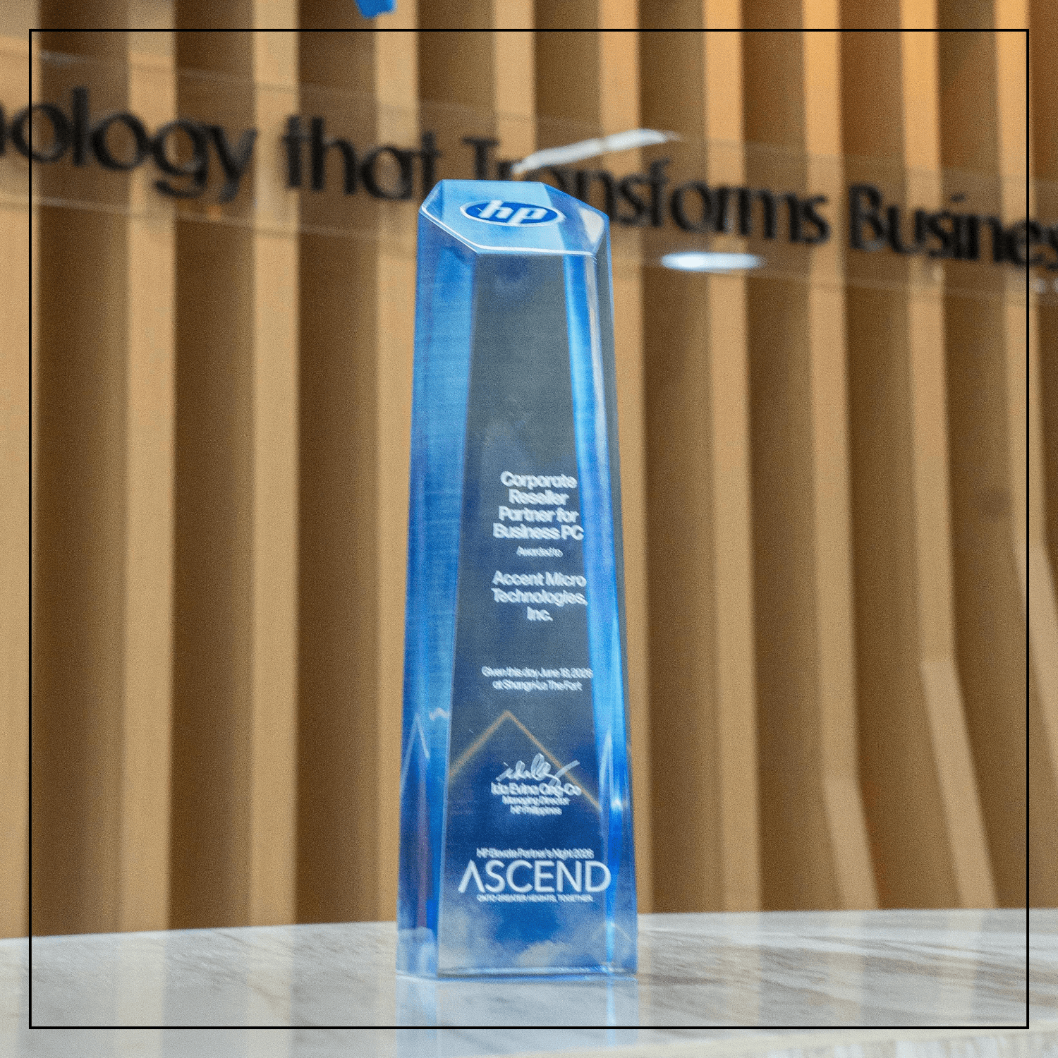AMTI Recognized by HP at Elevate Partners Night 2026